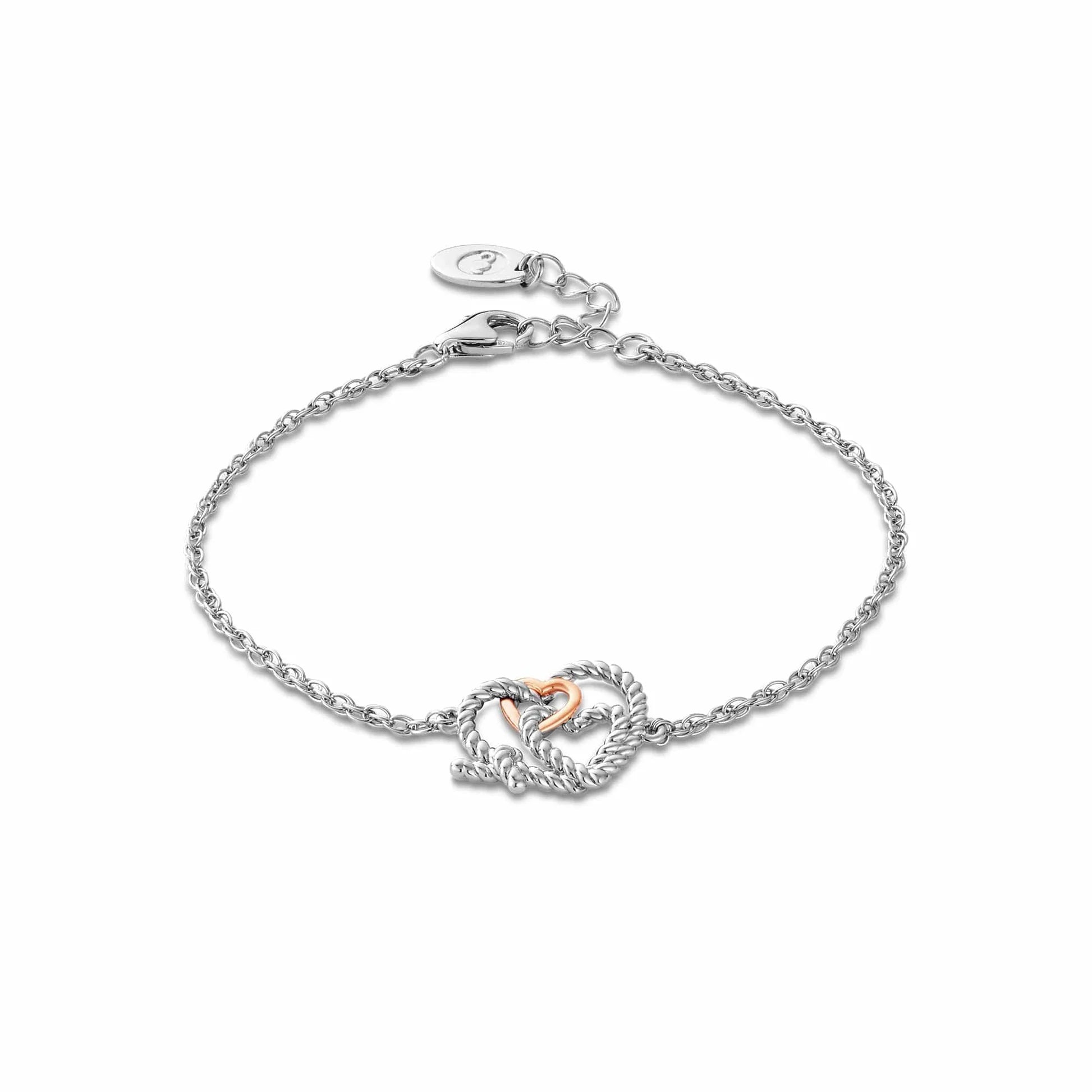 Breichled Rhwymedig Arian Sterling Clogau® Am Byth yn Eich Hun