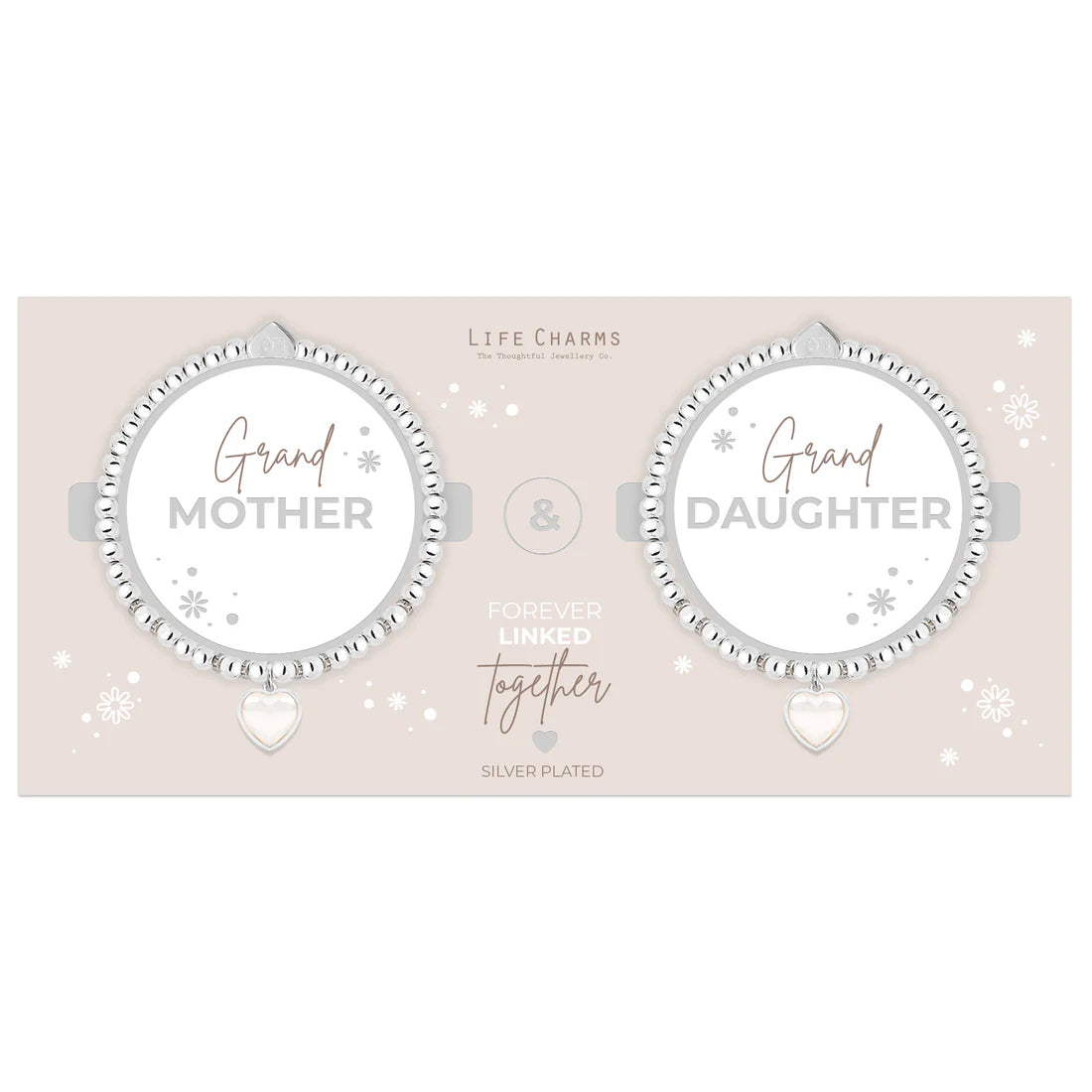 Life Charms Grandmother & Grandaughter Duo Bracelet Set