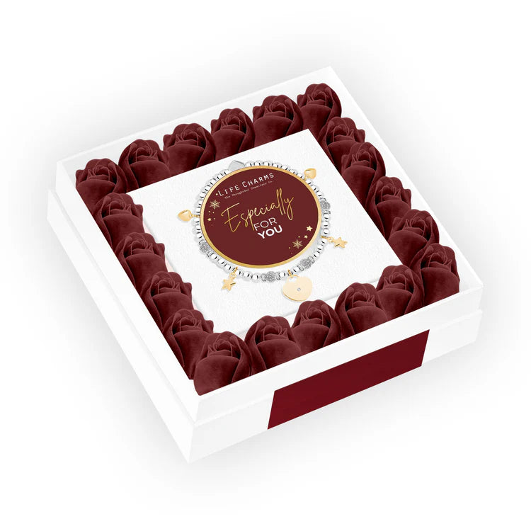 Life Charms Especially for you Bracelet Christmas Floral Boxed Gift Set