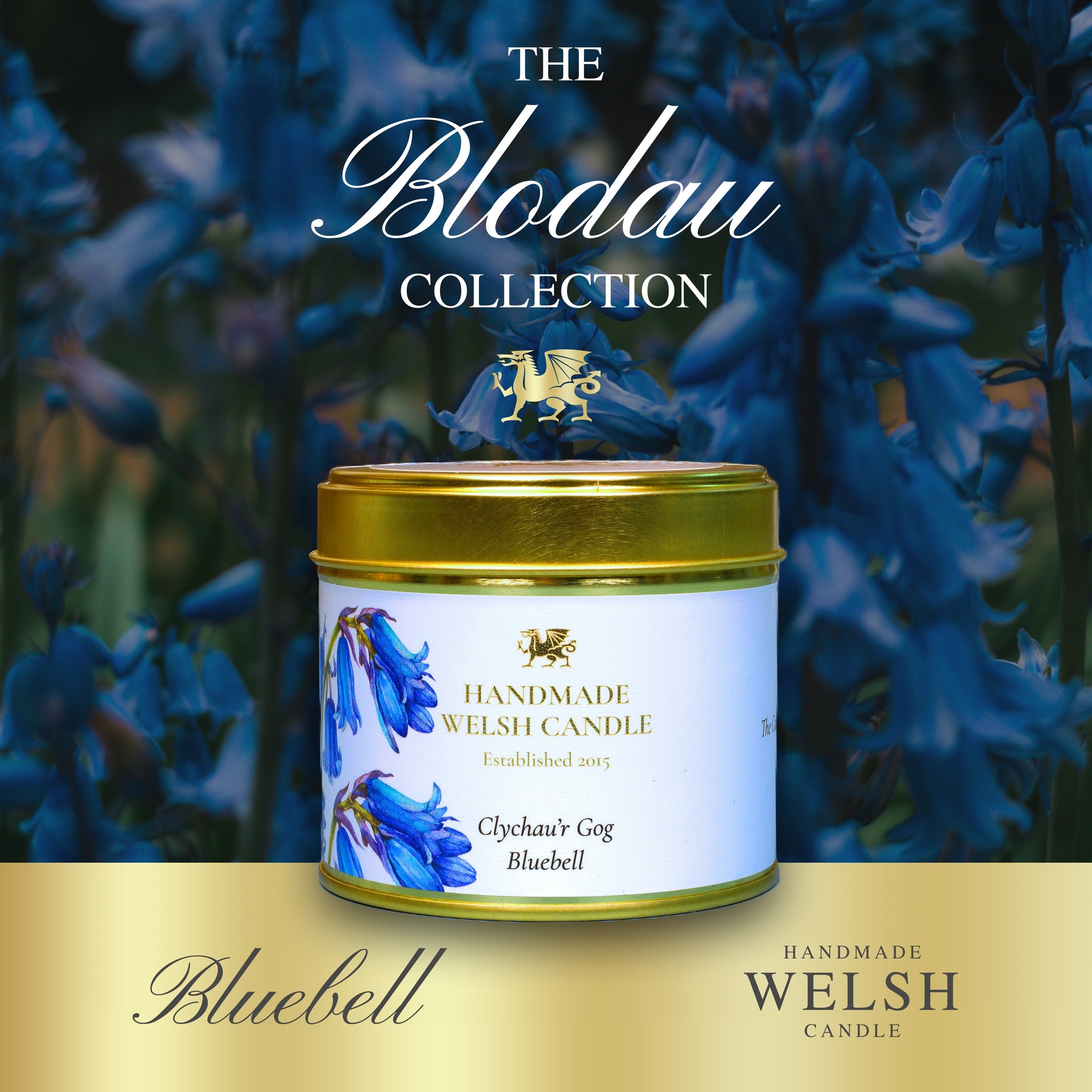 Cannwyll Tun Clychau'r Gog Blodau