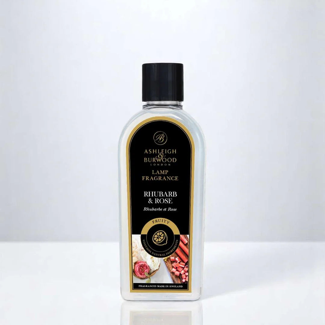 Persawr Lamp Rhubarb a Rhosyn 250ml Ashleigh & Burwood