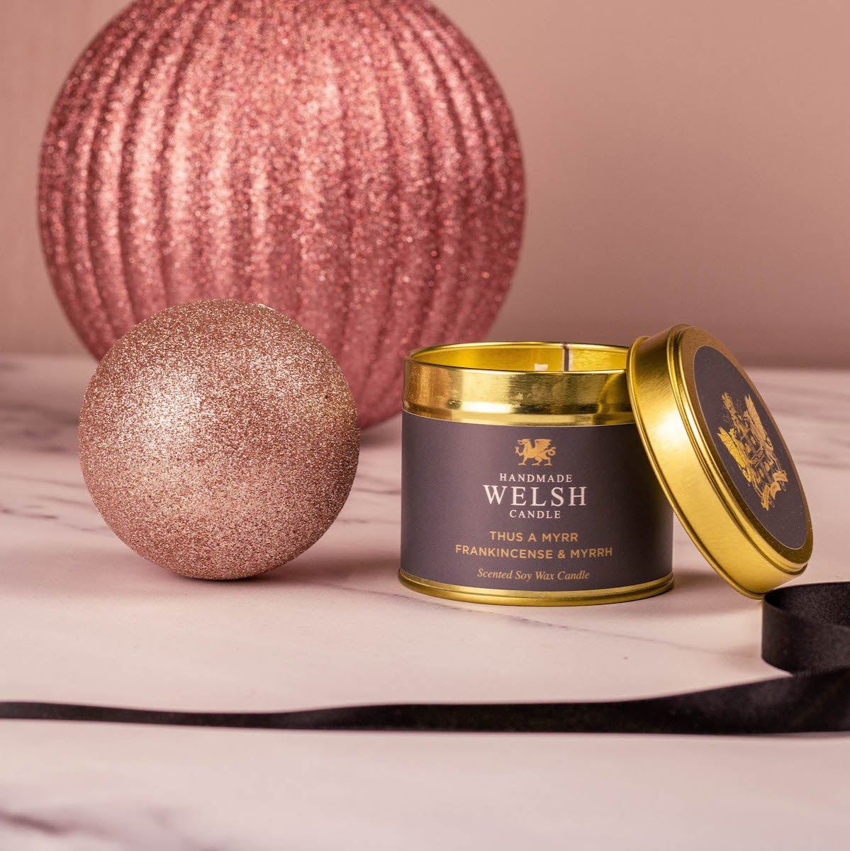 Frankincense and Myrrh Tin Candle