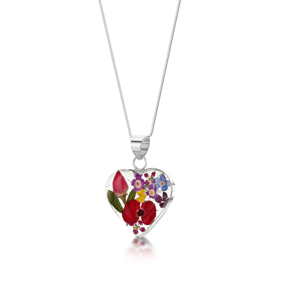 Pendant Siâp Calon Arian Sterling Violet® Sgrechian