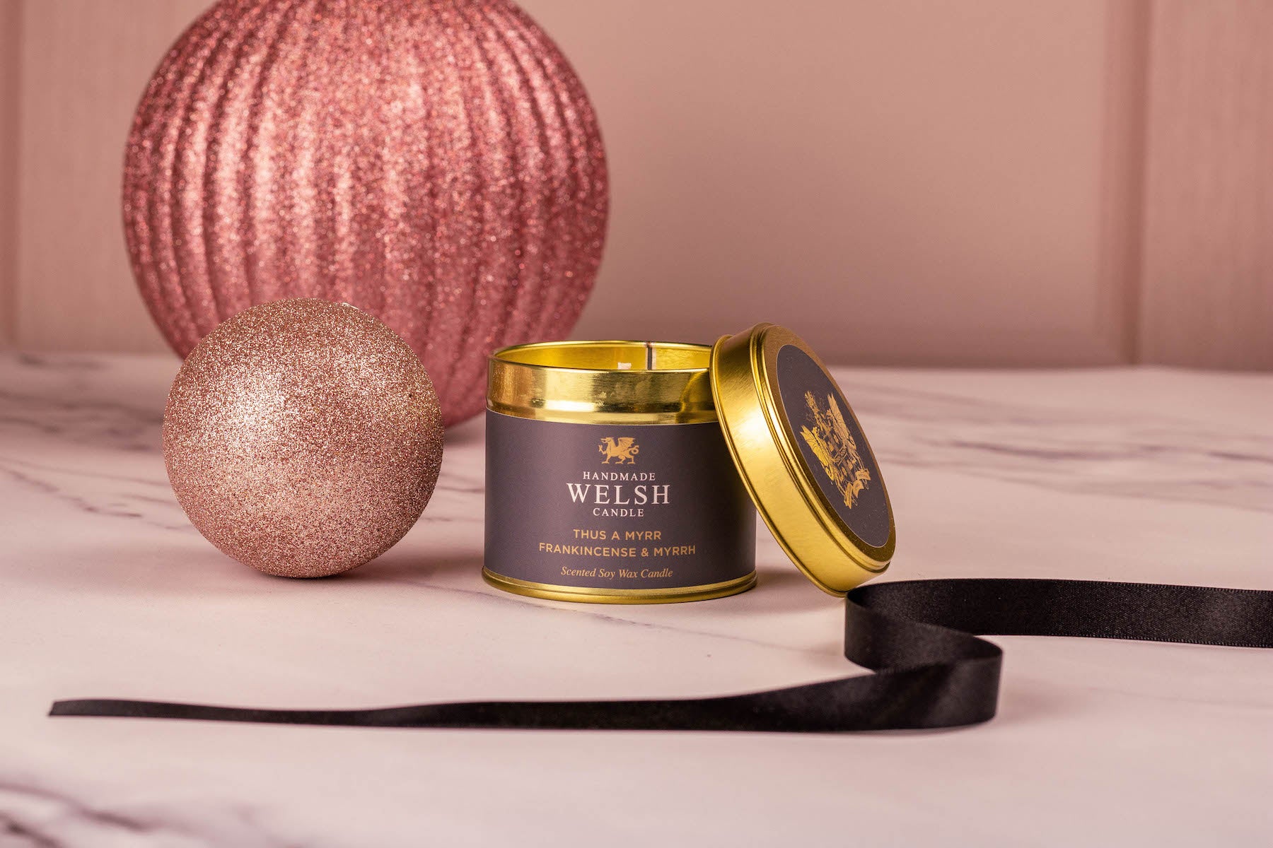 Frankincense and Myrrh Tin Candle