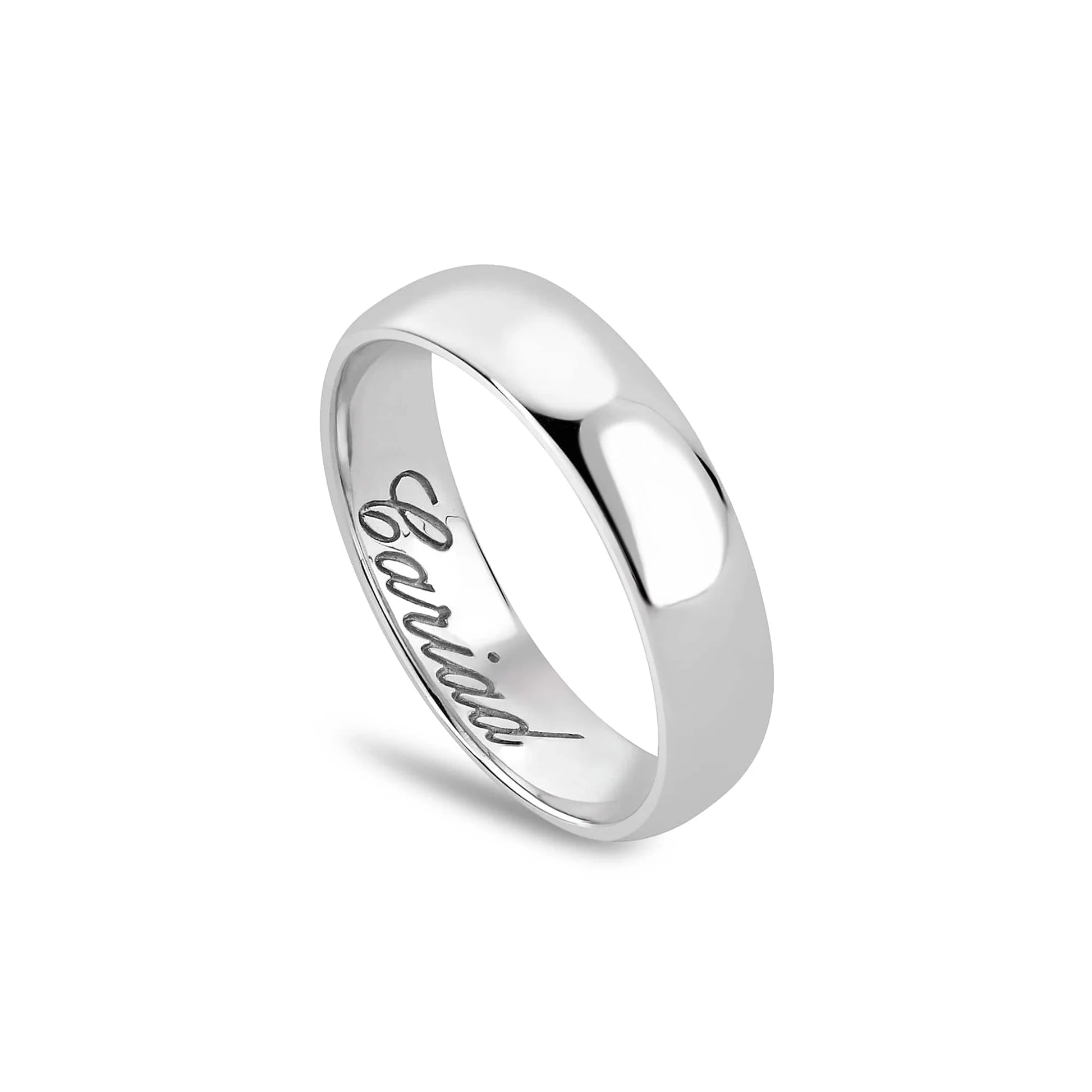 Clogau® Promises 18ct Solid White Gold 5mm Wedding Ring