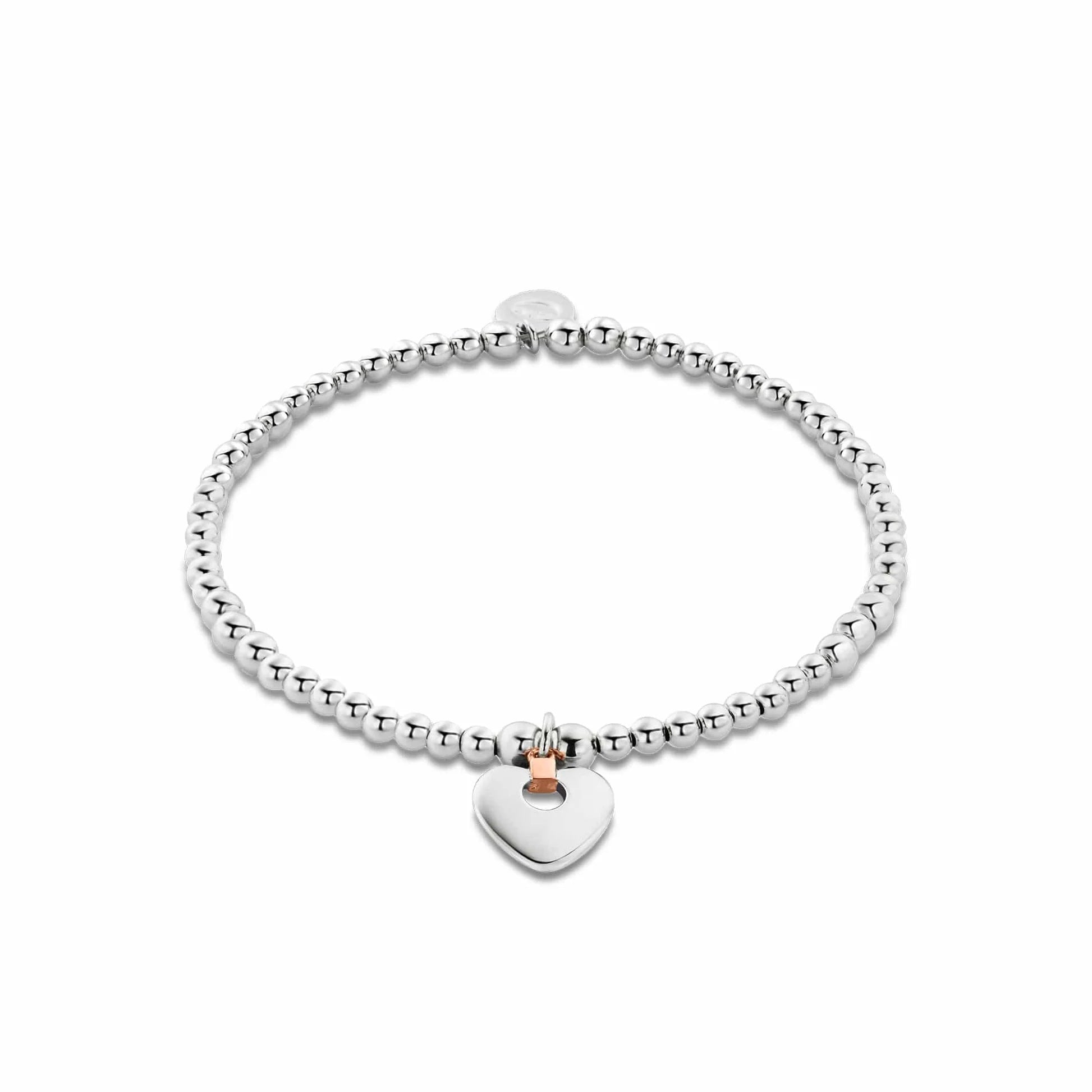 Breichled Affinedd Arian Sterling Clogau® Cariad®