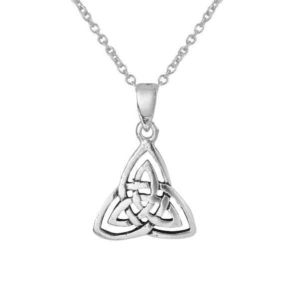 Rhiannon Goddess Triple Triquetra Necklace