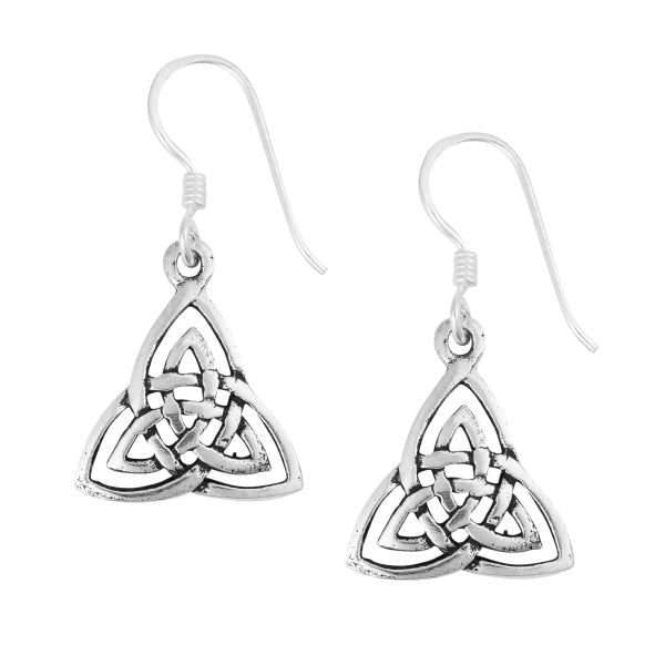 Rhiannon Goddess Triple Triquetra Earrings
