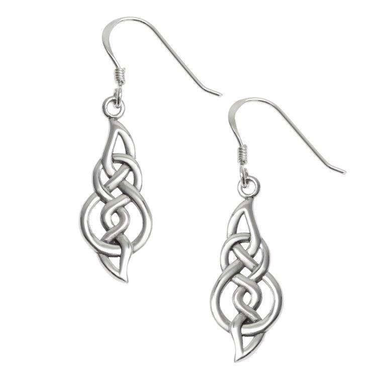 Rhiannon Sterling Silver Celtic Earrings