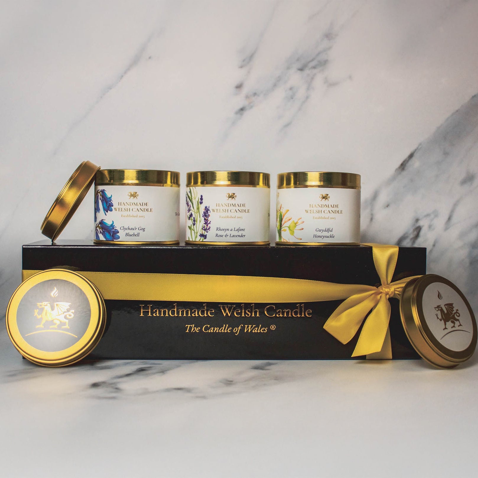 Blodau Collection Tin Candle Gift Set
