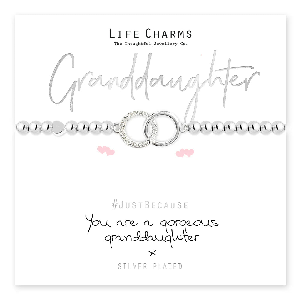 Breichled Wyres Hyfryd Life Charms