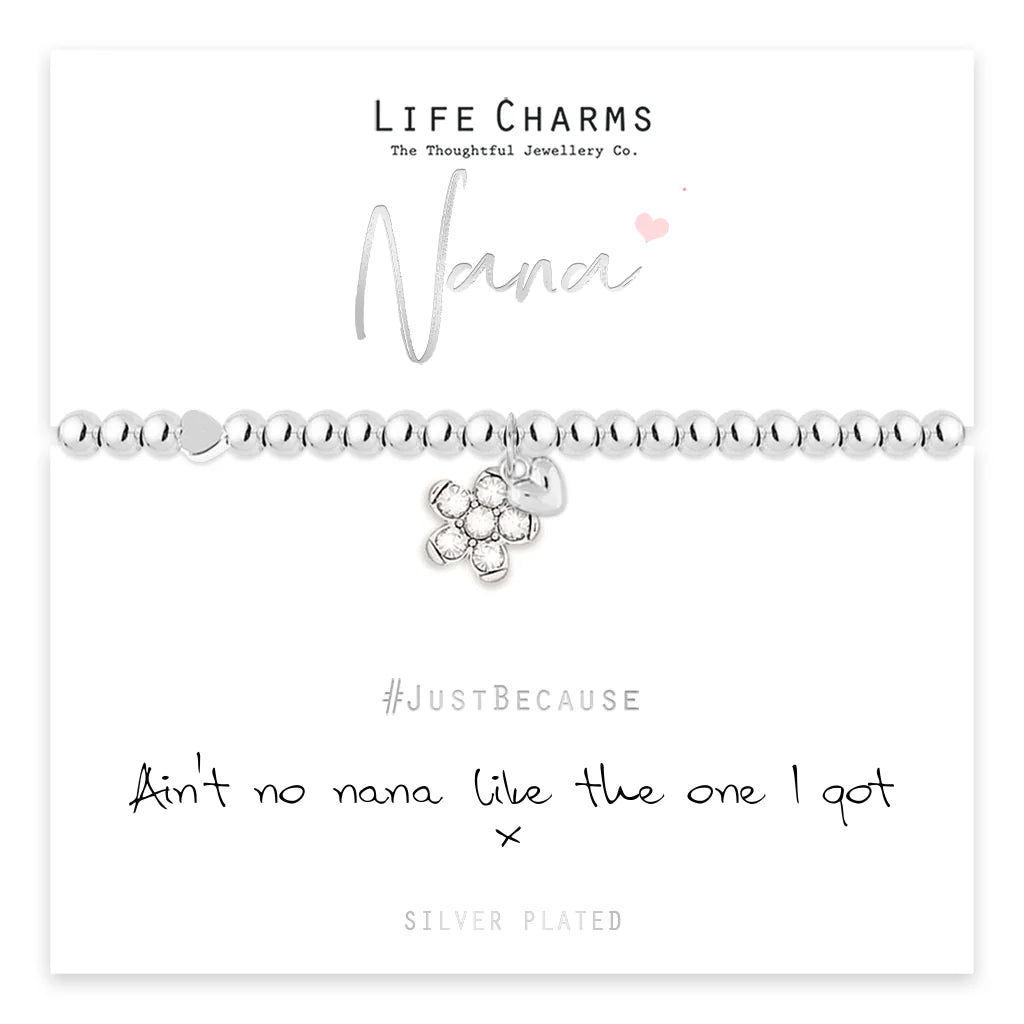 Breichled Blodau Pefriog Nana Life Charms