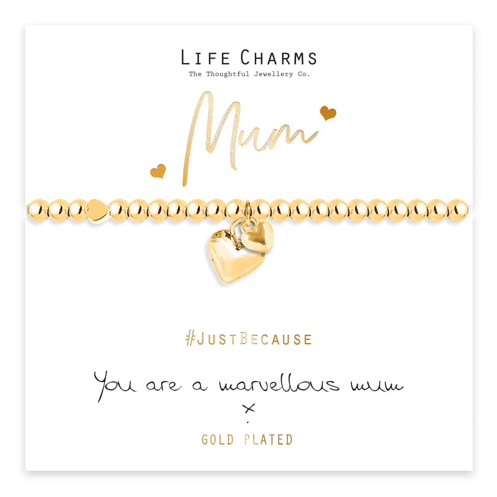 Life Charms Marvelous Mum Golden Bracelet