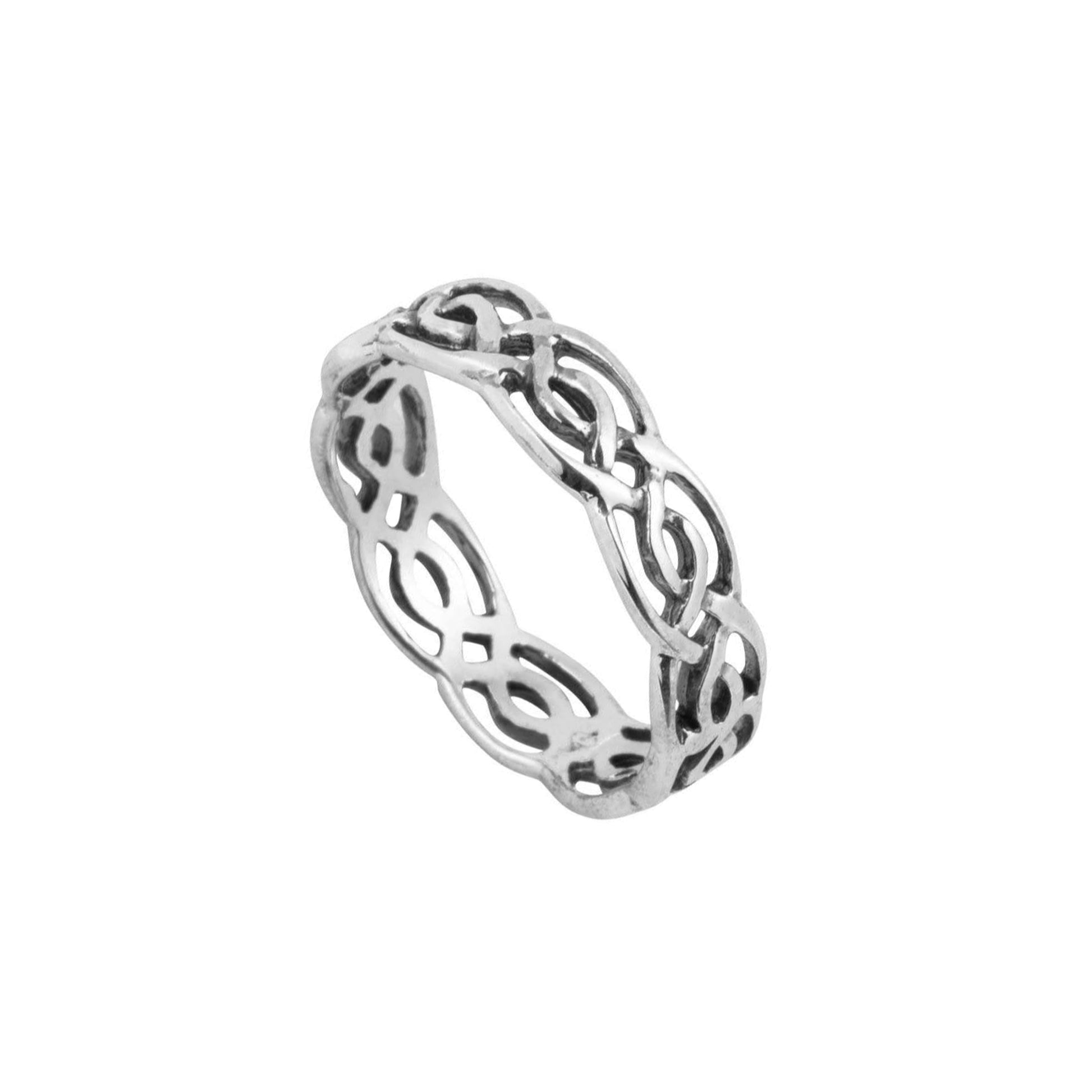 "Modrwy Cwlwm Celtaidd" Celtic Knot Ring