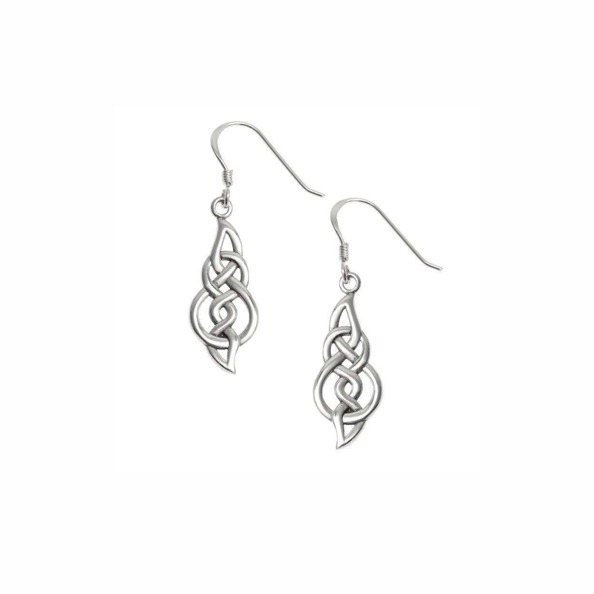 Rhiannon Sterling Silver Celtic Earrings