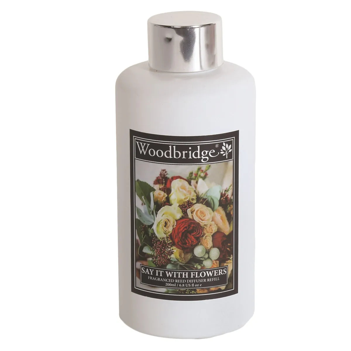 Ail-lenwi Olew Tryledwr Cyrs Woodbridge Dywedwch Gyda Blodau 200ml 