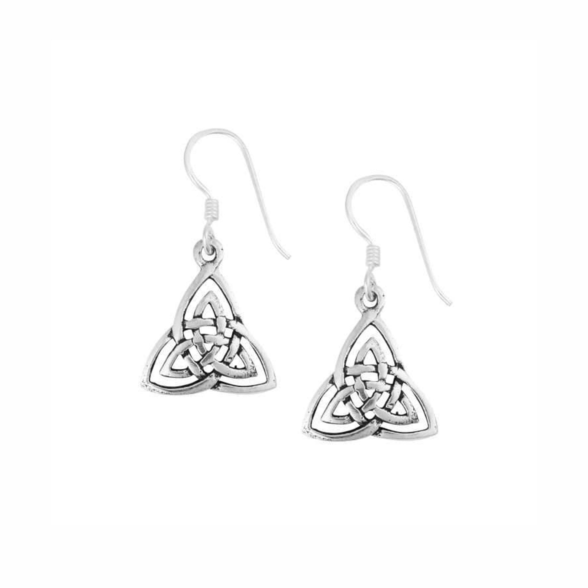 Rhiannon Goddess Triple Triquetra Earrings