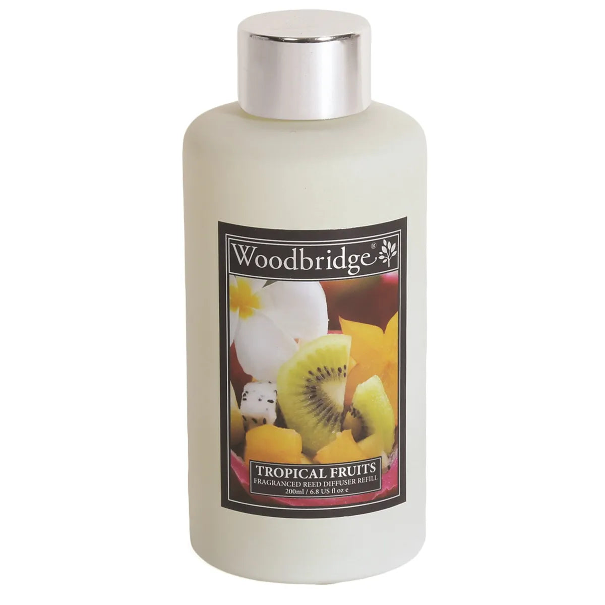 Ail-lenwi Olew Tryledwr Cyrs Woodbridge Ffrwythau Trofannol 200ml 