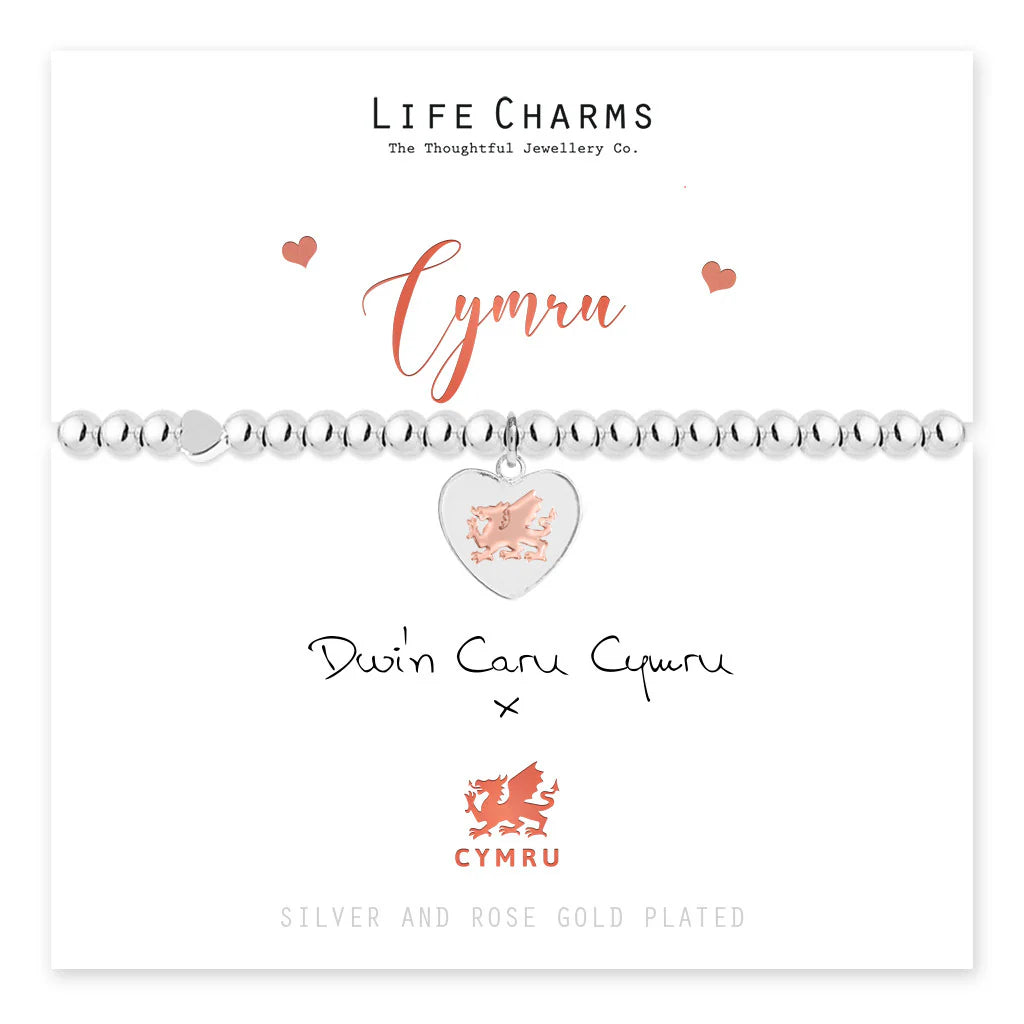 Life Charms Cymru - Breichled Cymraeg Cymru