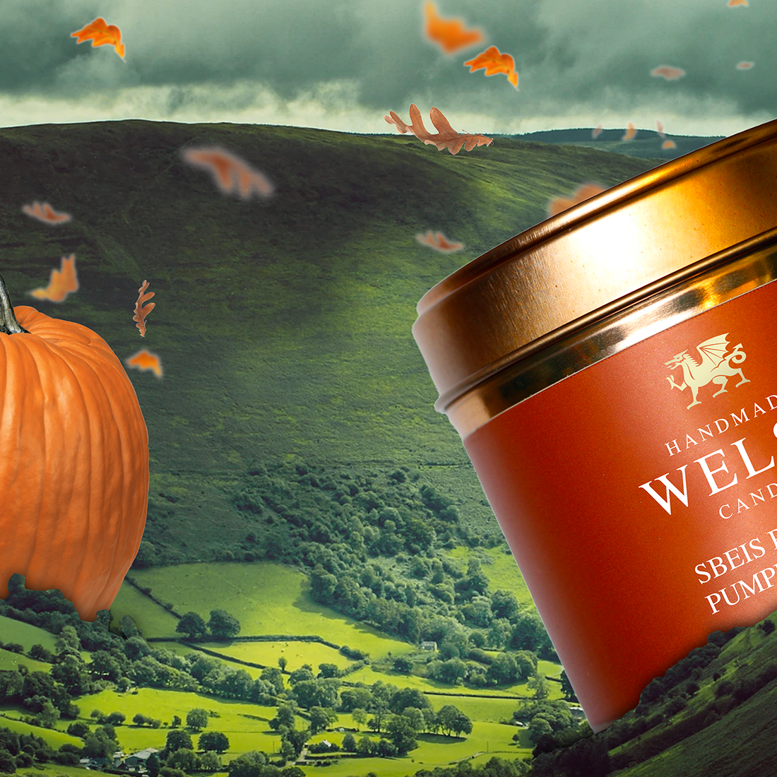 Pumpkin Spice Tin Candle