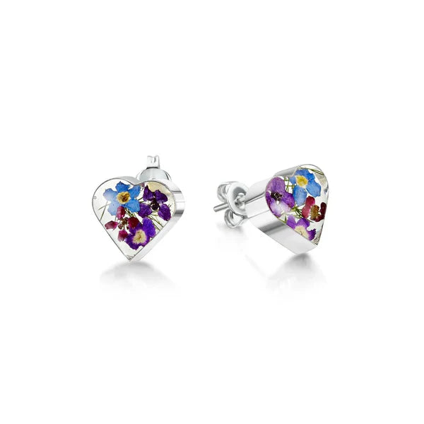 Clustdlysau Styden Arian Sterling Sgrechian Violet® Porffor Niwl